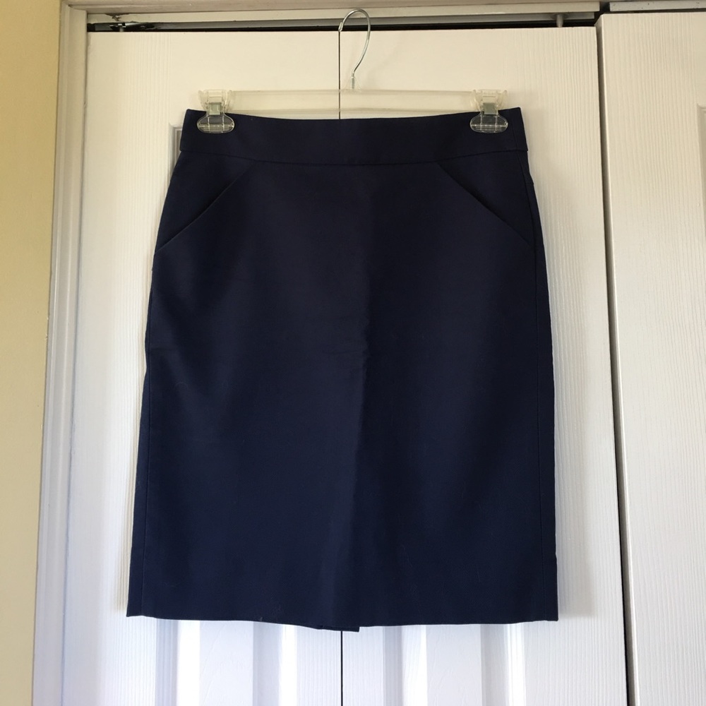 Navy skirt